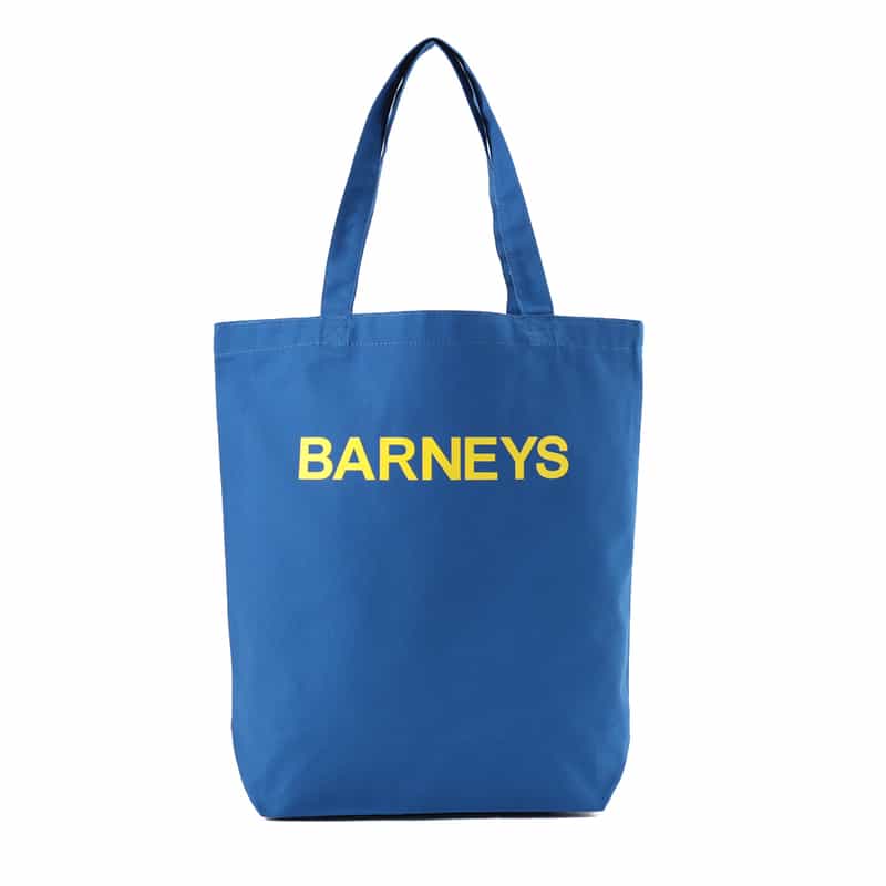"BARNEYS" ロゴ入りトートバッグ(M)
