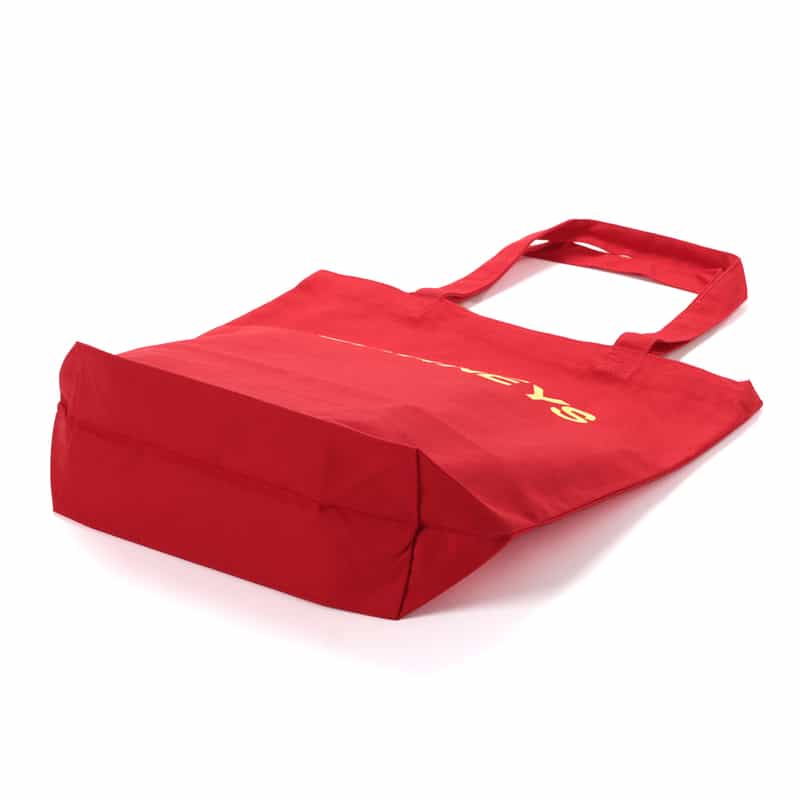 BARNEYS NEW YORK "BARNEYS" ロゴ入りトートバッグ（M） RED