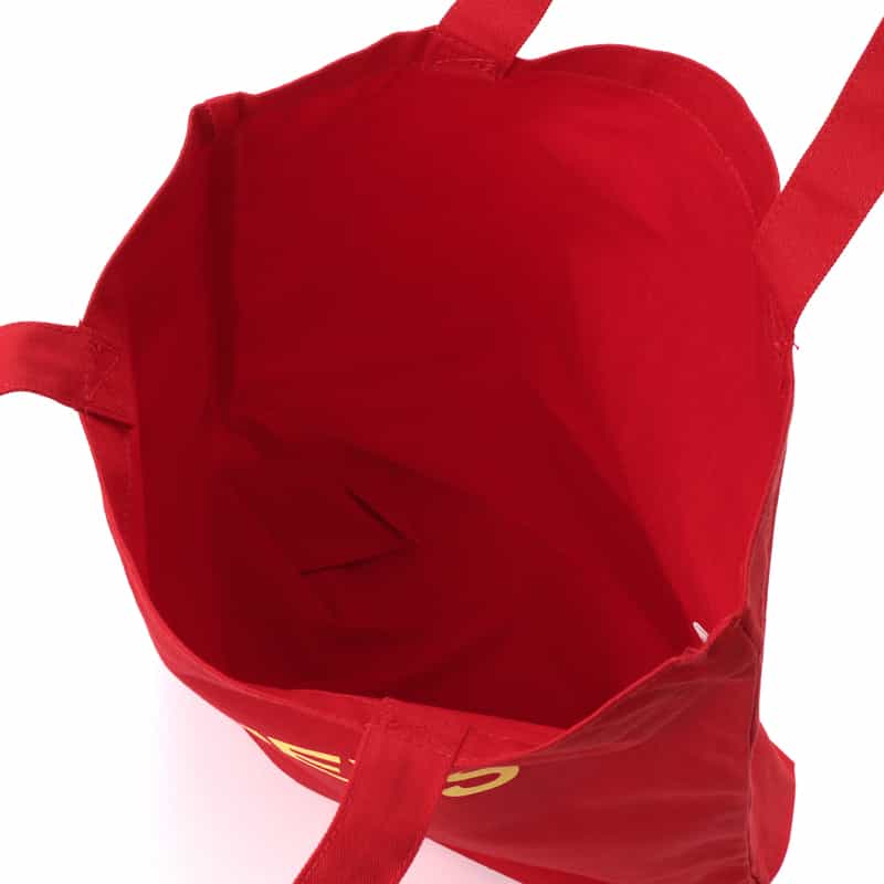 BARNEYS NEW YORK "BARNEYS" ロゴ入りトートバッグ（M） RED