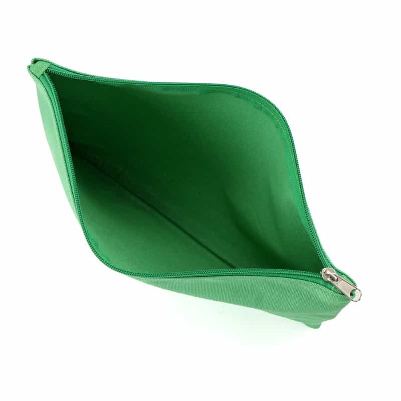 BARNEYS NEW YORK "BARNEYS" ロゴ入りポーチ(L) GREEN