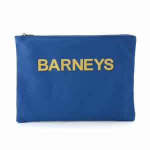 "BARNEYS" ロゴ入りポーチ（L）