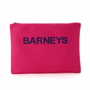 "BARNEYS" ロゴ入りポーチ（L）