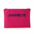 "BARNEYS" ロゴ入りポーチ（L）