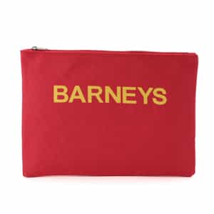 "BARNEYS" ロゴ入りポーチ（L）