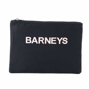 "BARNEYS" ロゴ入りポーチ（M）