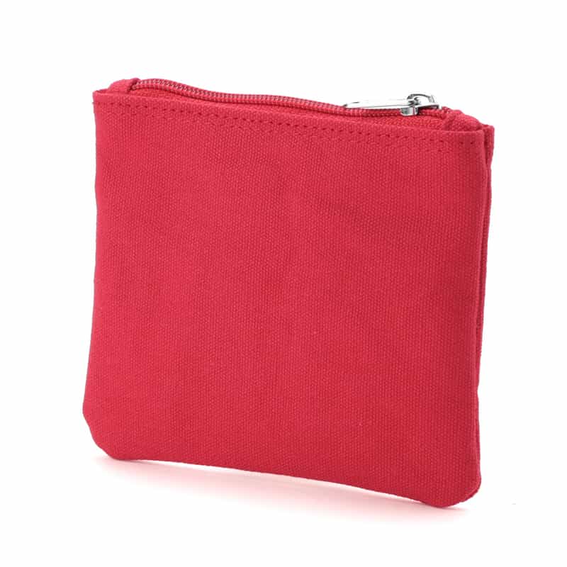 BARNEYS NEW YORK "BARNEYS" ロゴ入りポーチ（S） RED