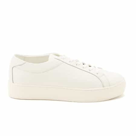 バーニーズニューヨーク　ベージュ レザー レースアップ 靴 レザースニーカー（2192105）｜BARNEYS NEW YORK(バーニーズ