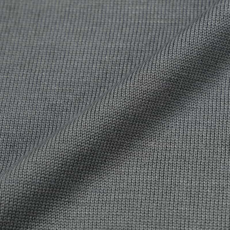 BARNEYS NEW YORK "BARNEYS" ロゴ入りニットプルオーバー(ウィメンズサイズ) GRAY