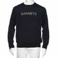 "BARNEYS" ロゴ入りニットプルオーバー（メンズサイズ）