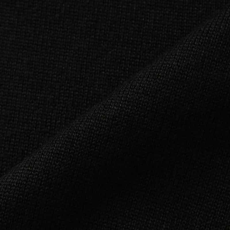 BARNEYS NEW YORK "BARNEYS" ロゴ入りニットプルオーバー(メンズサイズ) BLACK