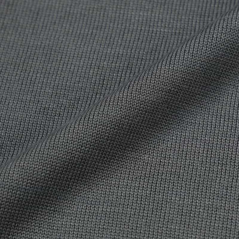 BARNEYS NEW YORK "BARNEYS" ロゴ入りニットプルオーバー(メンズサイズ) GRAY