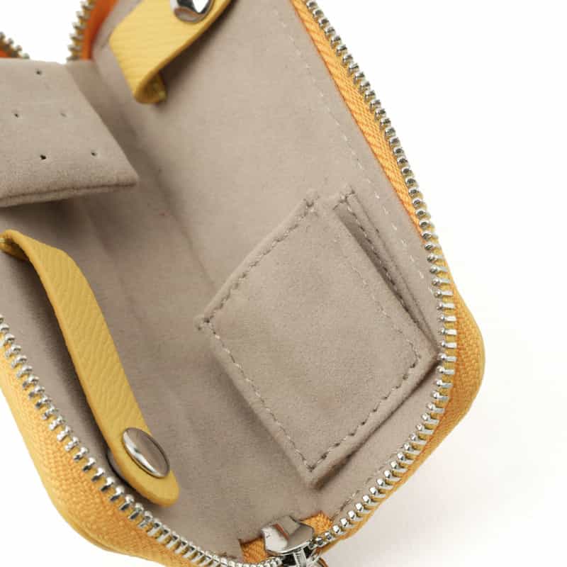 BARNEYS NEW YORK バイカラー ミニジュエリーケース LIGHT YELLOW