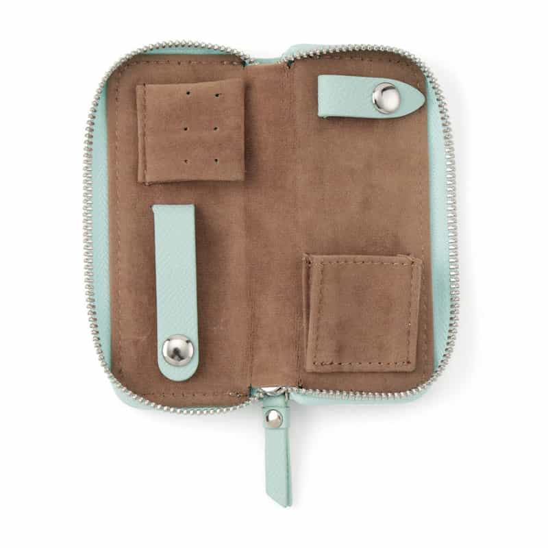 BARNEYS NEW YORK バイカラー ミニジュエリーケース LIGHT BLUE