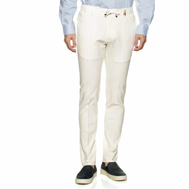 GIABSARCHIVIO スラックスパンツ “MASACCIO" WHITE