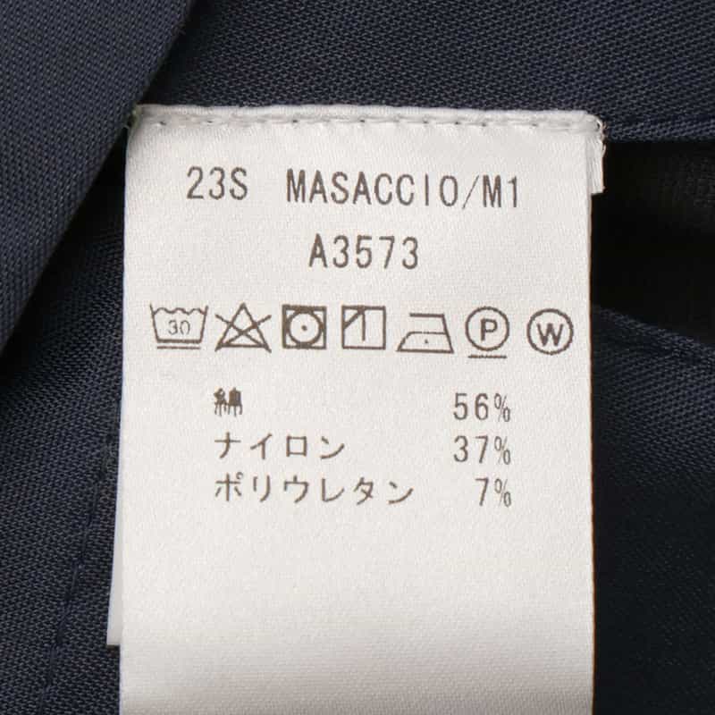 GIABSARCHIVIO スラックスパンツ “MASACCIO" NAVY