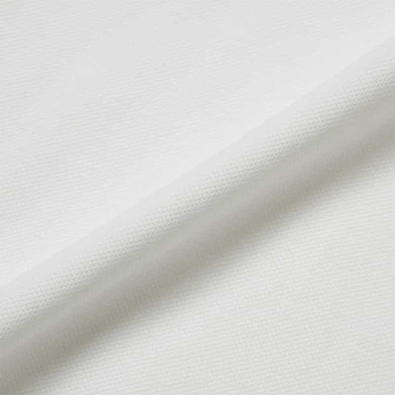 BARNEYS NEW YORK シーアイランドコットン ドライ鹿の子ポロシャツ WHITE