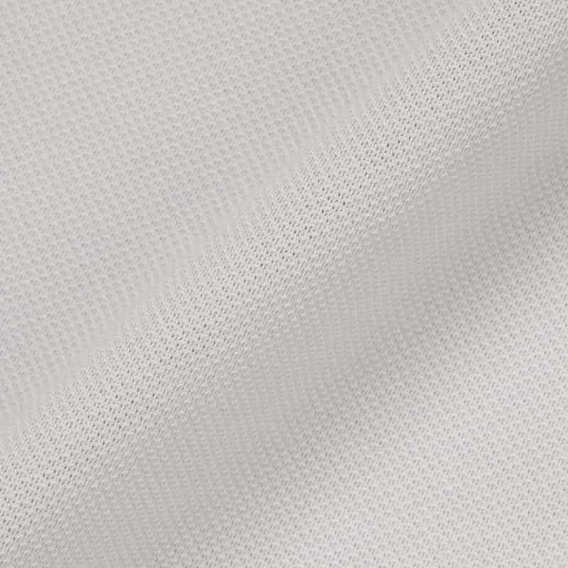 BARNEYS NEW YORK シーアイランドコットン ドライ鹿の子ポロシャツ LT GRAY