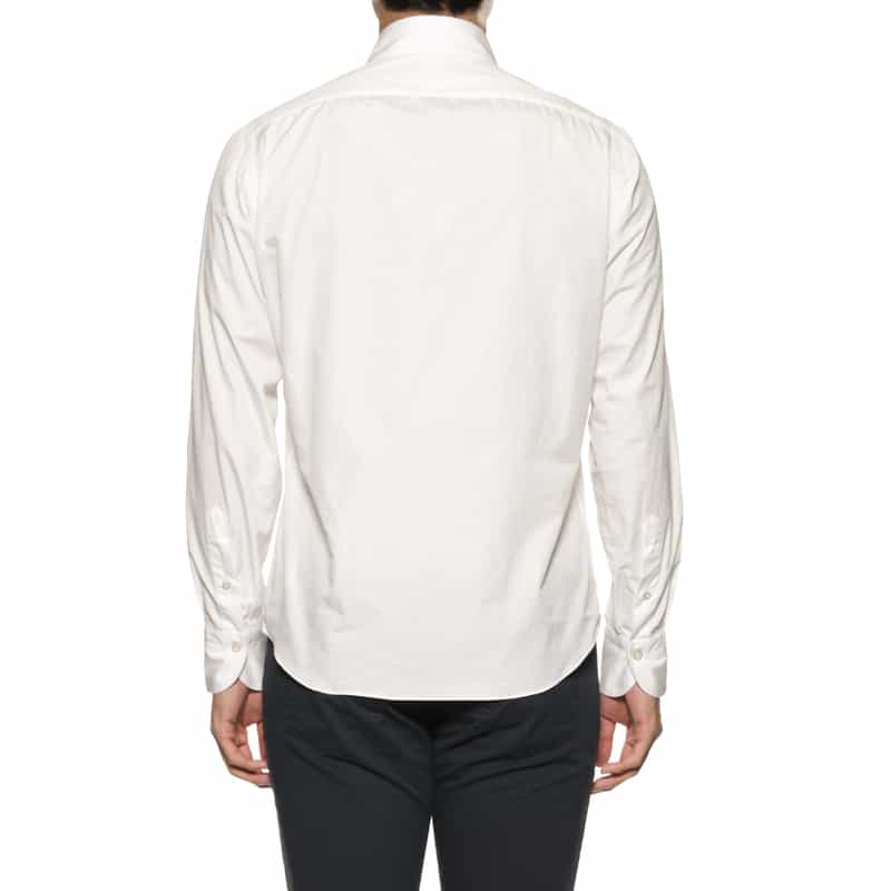 FINAMORE FINAMORE＜フィナモレ＞コットンシャツ "SIMONE" WHITE