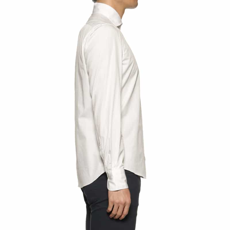 FINAMORE FINAMORE＜フィナモレ＞コットンシャツ "SIMONE" WHITE