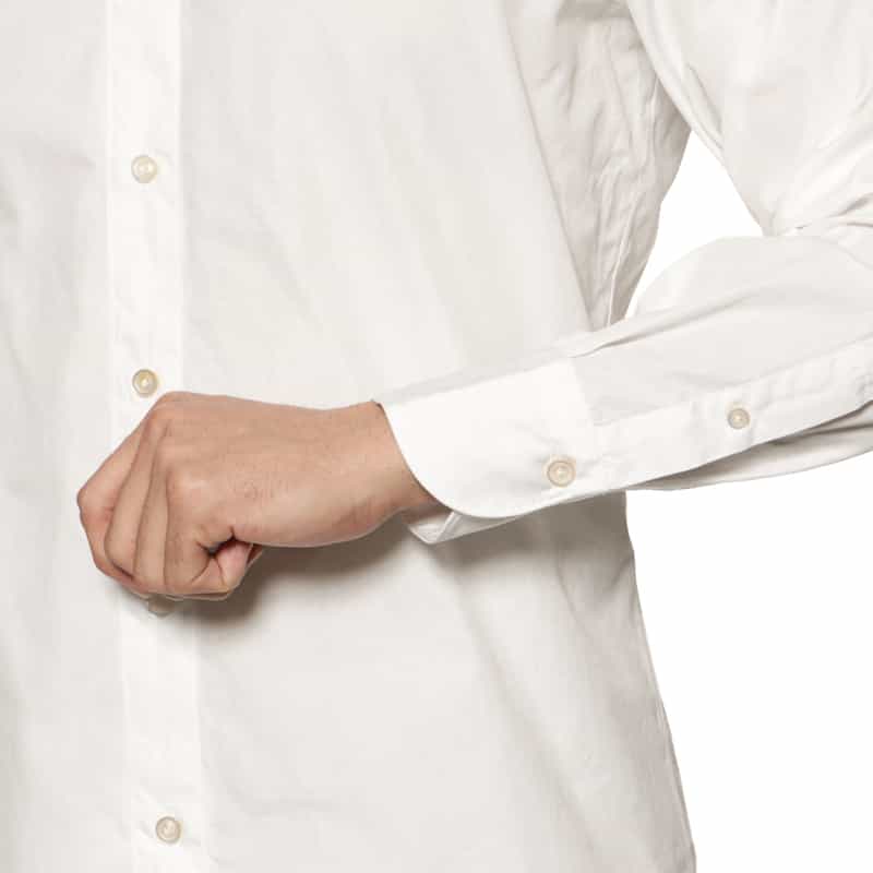 FINAMORE FINAMORE＜フィナモレ＞コットンシャツ "SIMONE" WHITE