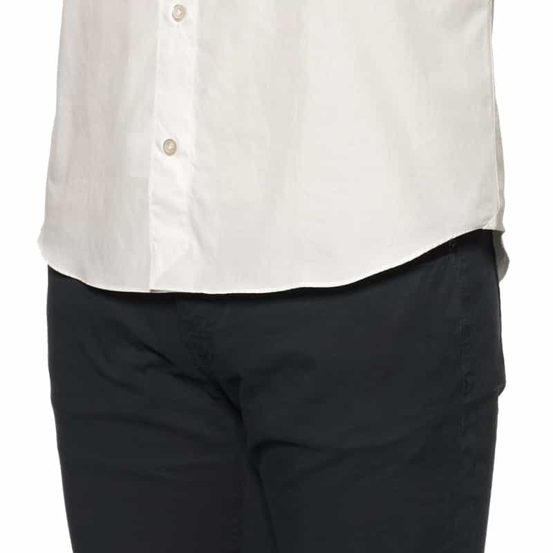 FINAMORE FINAMORE＜フィナモレ＞コットンシャツ "SIMONE" WHITE