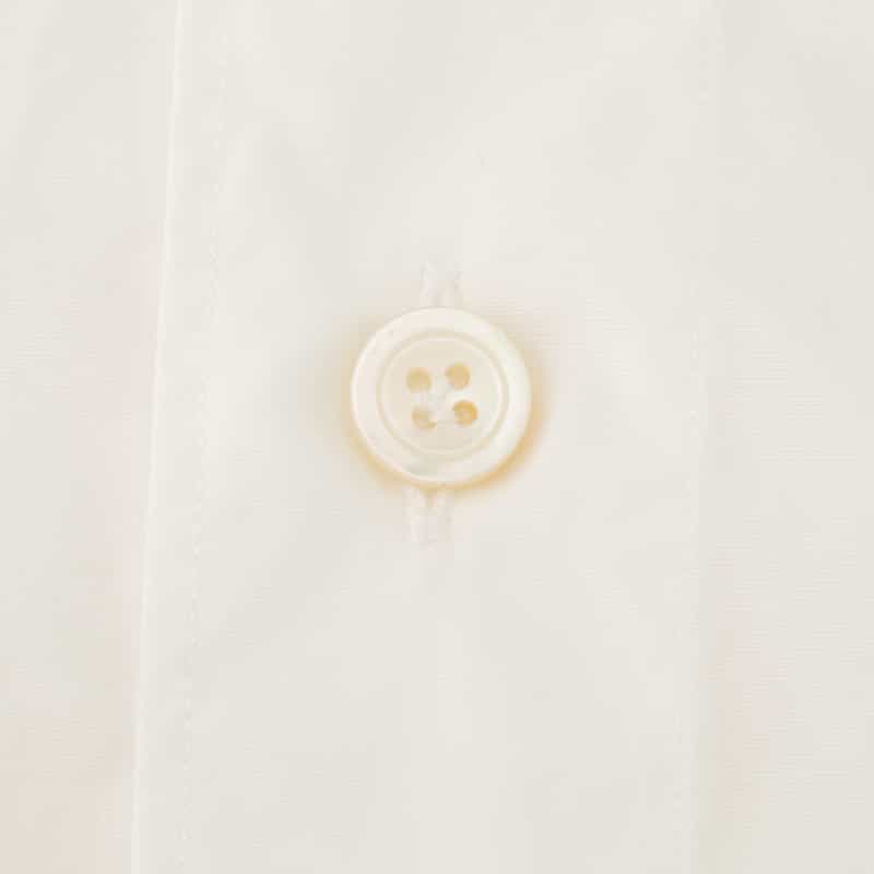 FINAMORE FINAMORE＜フィナモレ＞コットンシャツ "SIMONE" WHITE