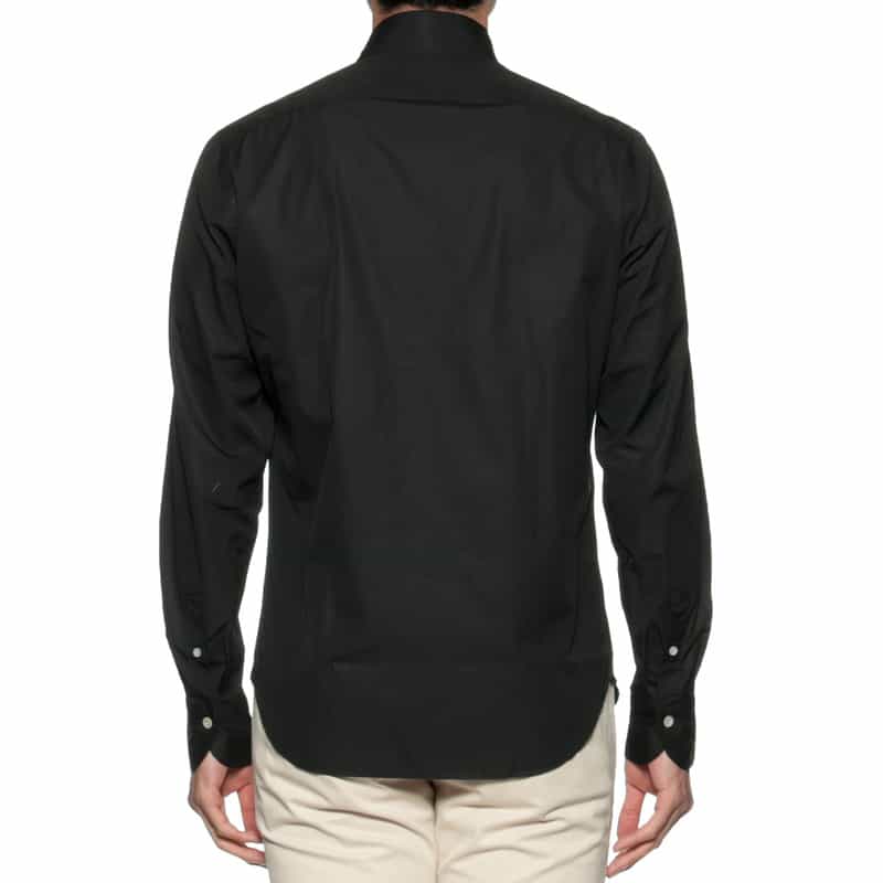 FINAMORE FINAMORE＜フィナモレ＞レギュラーカラーシャツ BLACK