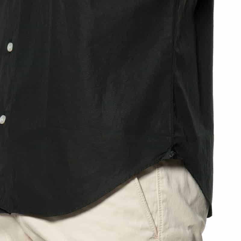 FINAMORE FINAMORE＜フィナモレ＞レギュラーカラーシャツ BLACK