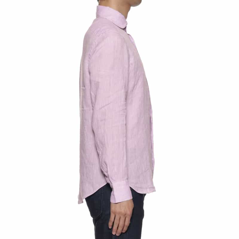 FINAMORE FINAMORE＜フィナモレ＞リネンシャツ"PANTELLERIA" PURPLE