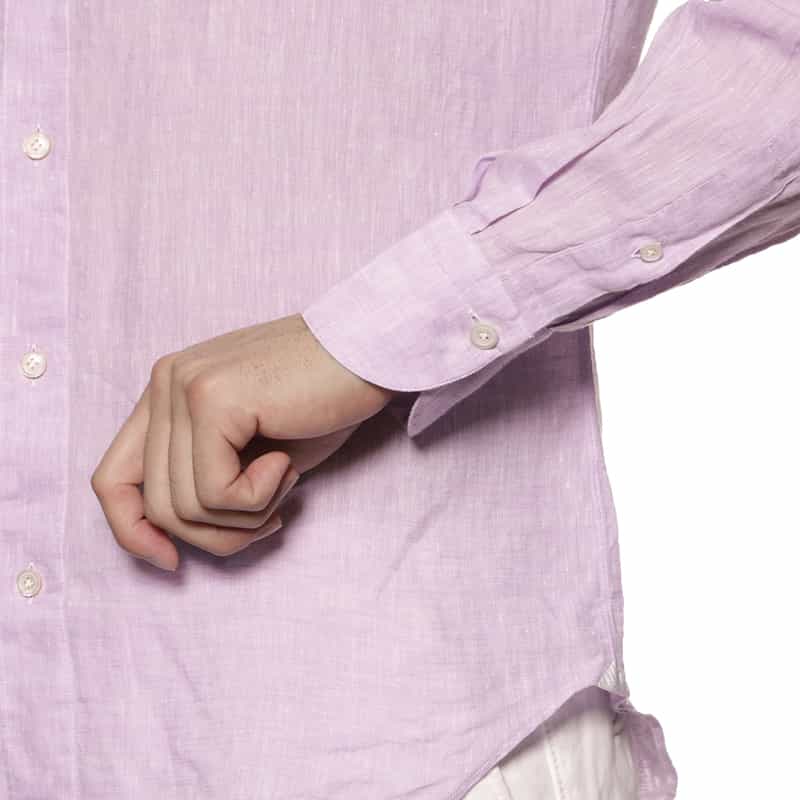 FINAMORE FINAMORE＜フィナモレ＞リネンシャツ"PANTELLERIA" PURPLE