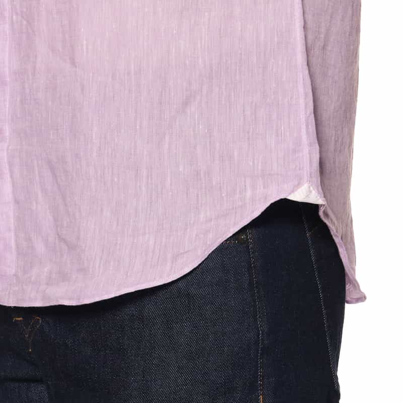 FINAMORE FINAMORE＜フィナモレ＞リネンシャツ"PANTELLERIA" PURPLE