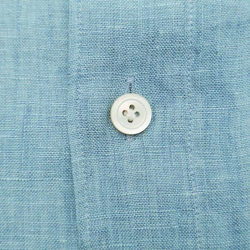 FINAMORE FINAMORE＜フィナモレ＞リネンシャツ"PANTELLERIA" BLUE