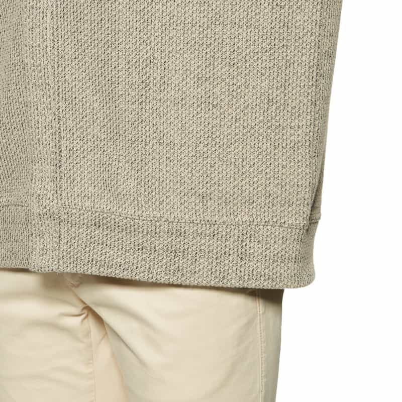 BARNEYS NEW YORK ローゲージ鹿の子素材ニットカーディガン BEIGE