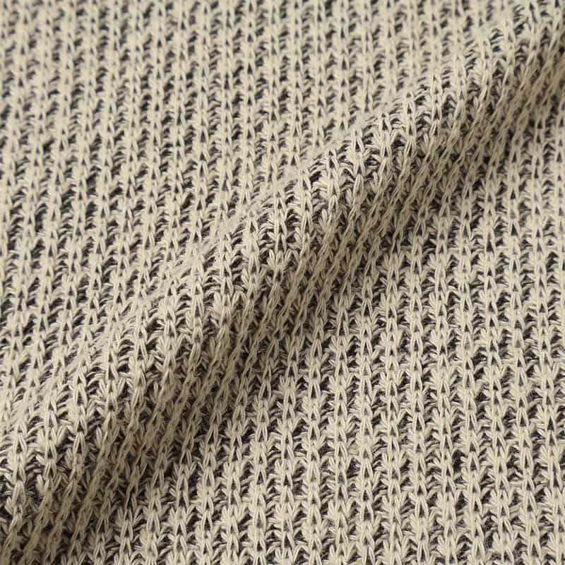 BARNEYS NEW YORK ローゲージ鹿の子素材ニットカーディガン BEIGE