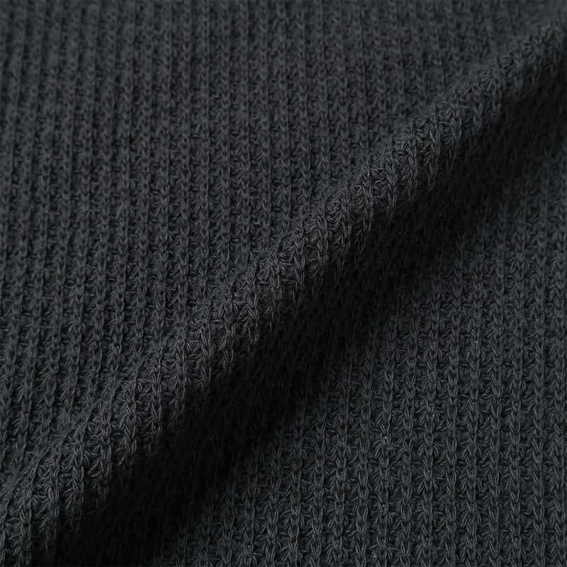 BARNEYS NEW YORK ローゲージ鹿の子素材ニットカーディガン DARK GRAY