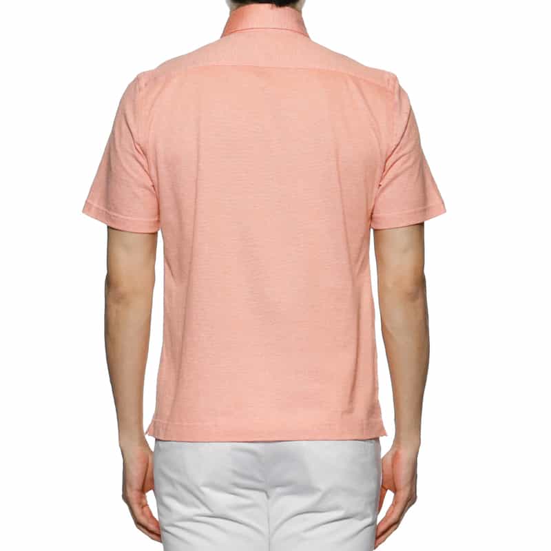 GUY ROVER GUY ROVER＜ギ ローバー＞コットン鹿の子ポロシャツ ORANGE