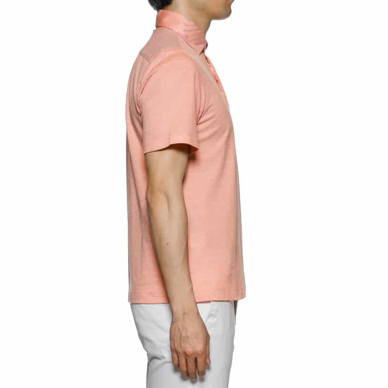 GUY ROVER GUY ROVER＜ギ ローバー＞コットン鹿の子ポロシャツ ORANGE