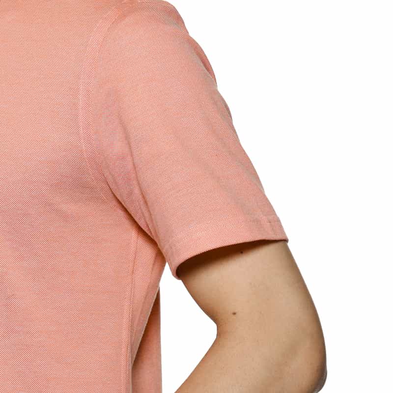 GUY ROVER GUY ROVER＜ギ ローバー＞コットン鹿の子ポロシャツ ORANGE