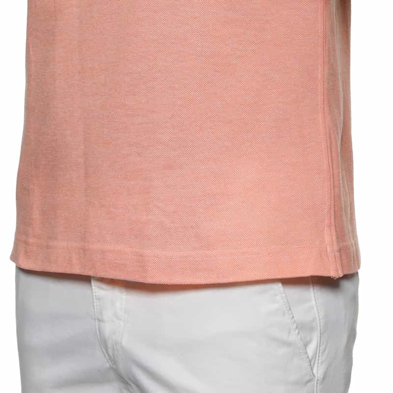 GUY ROVER GUY ROVER＜ギ ローバー＞コットン鹿の子ポロシャツ ORANGE