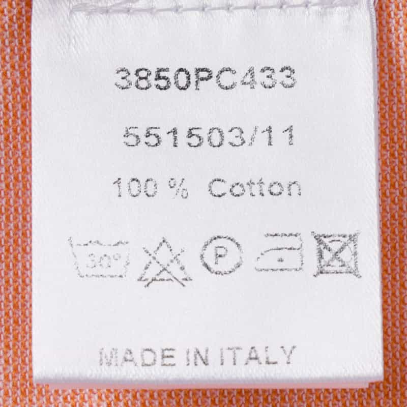 GUY ROVER GUY ROVER＜ギ ローバー＞コットン鹿の子ポロシャツ ORANGE