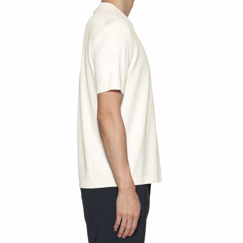 HERNO コットンニットプルオーバー WHITE