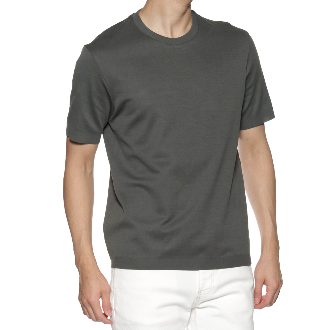 コットンニットプルオーバー