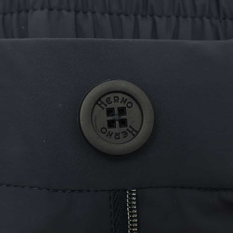 HERNO ドローストリング ストレッチパンツ NAVY