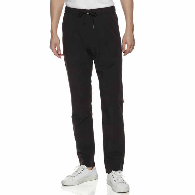 HERNO ドローストリング ストレッチパンツ BLACK