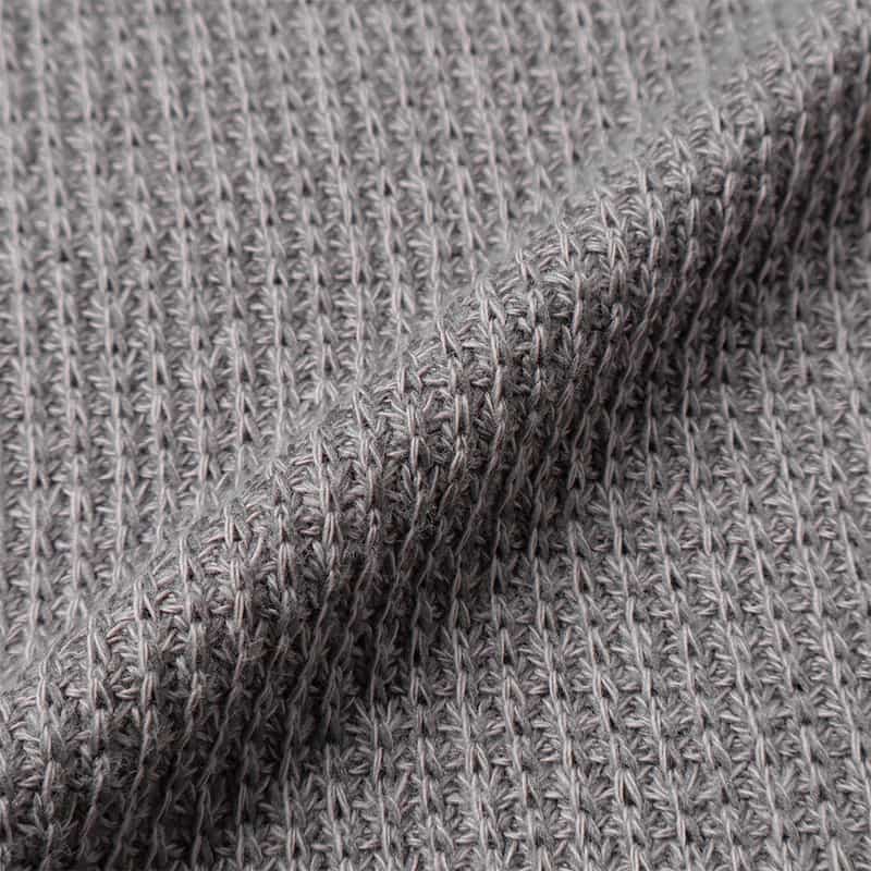 BARNEYS NEW YORK ローゲージ鹿の子素材クルーネックTシャツ GRAY