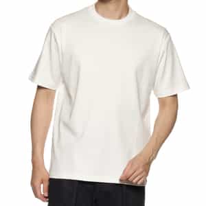 スムース素材スロープネック Tシャツ