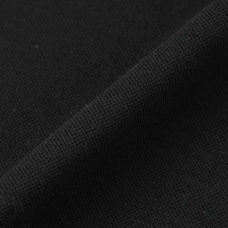 BARNEYS NEW YORK スロープネック鹿の子Tシャツ BLACK