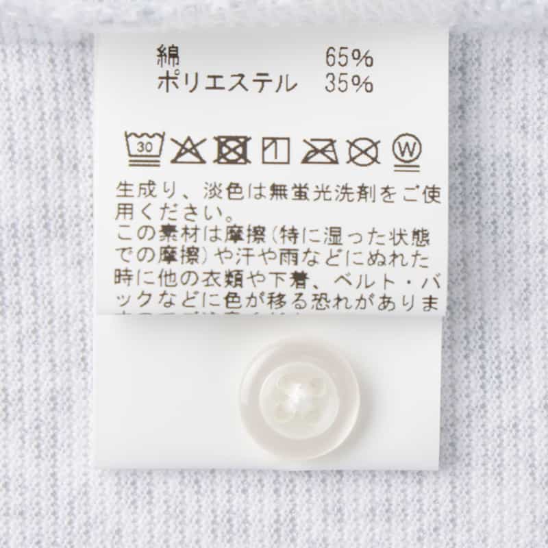 BARNEYS NEW YORK 小花柄プリント鹿の子ポロシャツ BLUE