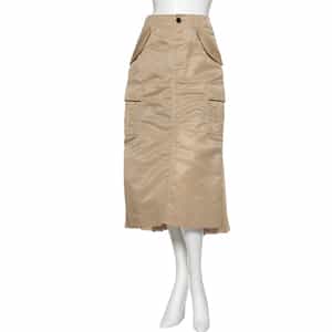 SACAI<サカイ>ナイロンツイル バックプリーツスカート