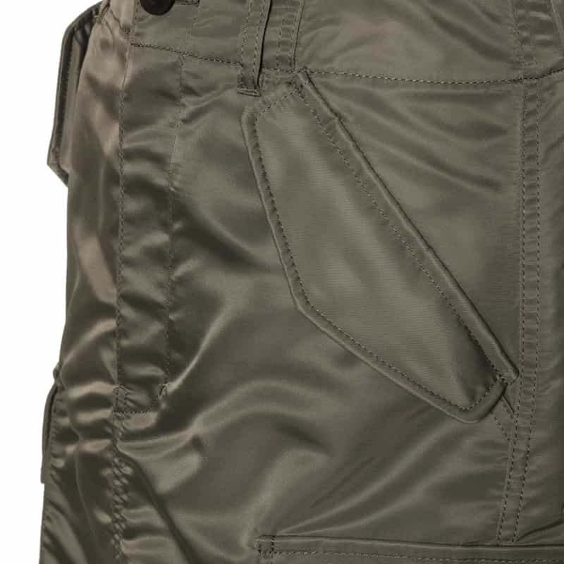 SACAI SACAI＜サカイ＞ナイロンツイル バックプリーツスカート TAUPE